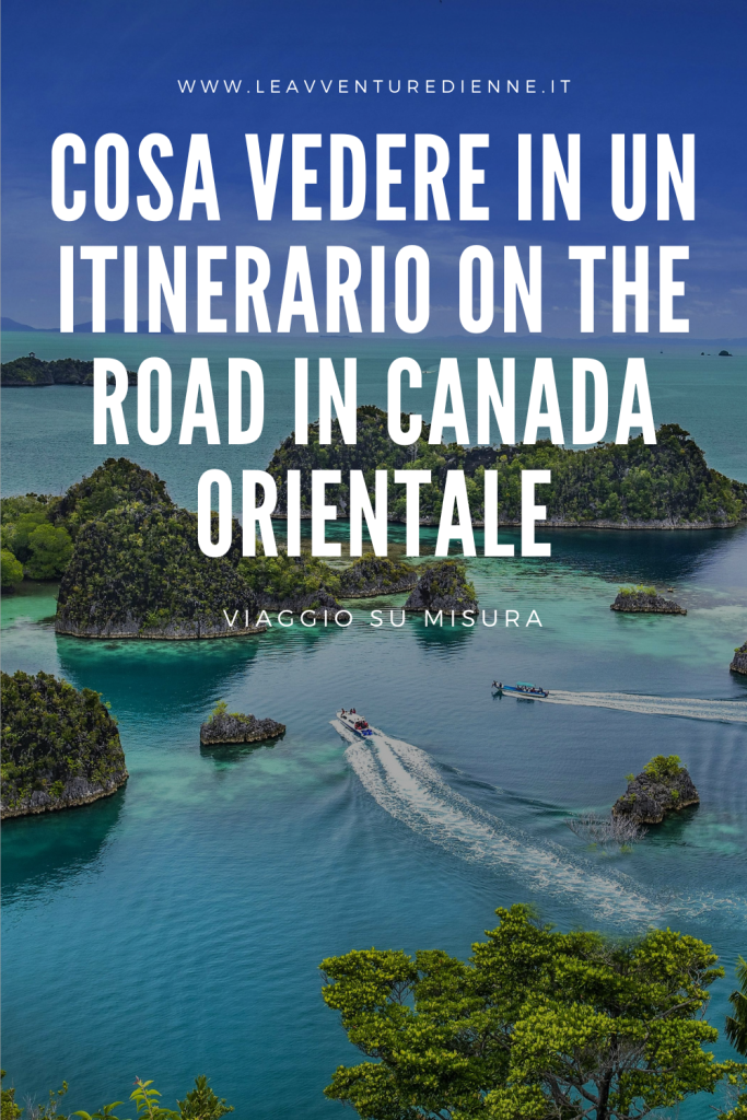 itinerario on the road in canada orientale
